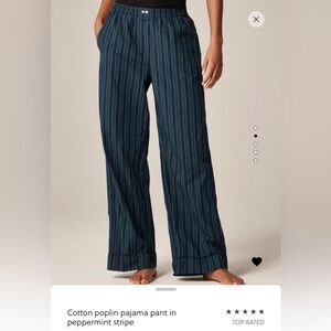 Cotton Poplin Pajama Pants